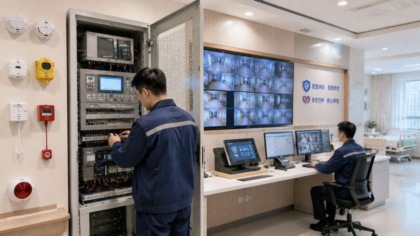 江门为养老消防安防提供联动方案